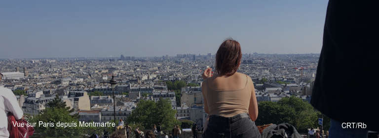 Vue sur Paris depuis Montmartre
