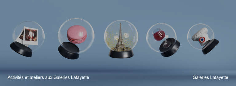 Activités et ateliers aux Galeries Lafayette