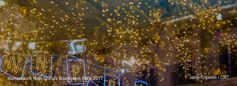 Illuminations Noël Grands Boulevards Paris 2017