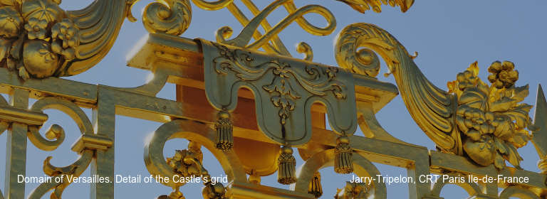 Domain of Versailles. Detail of the Castle's grid Jarry-Tripelon, CRT Paris Ile-de-France