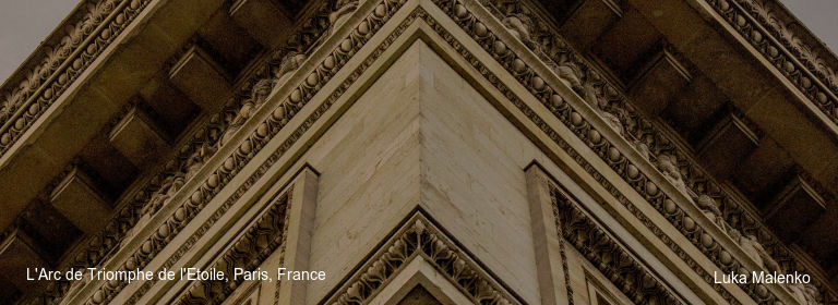 L'Arc de Triomphe de l'Etoile, Paris, France Luka Malenko