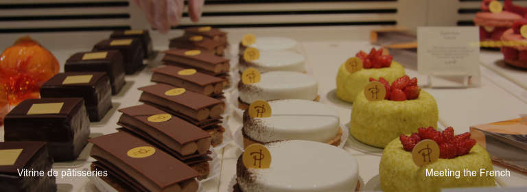Vitrine de pâtisseries