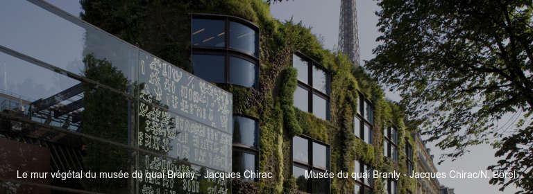 Le mur végétal du musée du quai Branly - Jacques Chirac