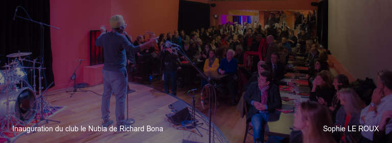 Inauguration du club le Nubia de Richard Bona