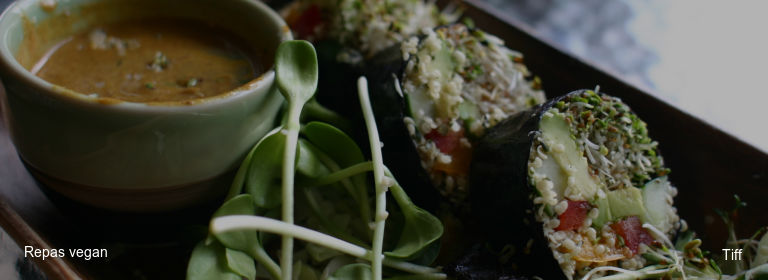 Repas vegan Tiff