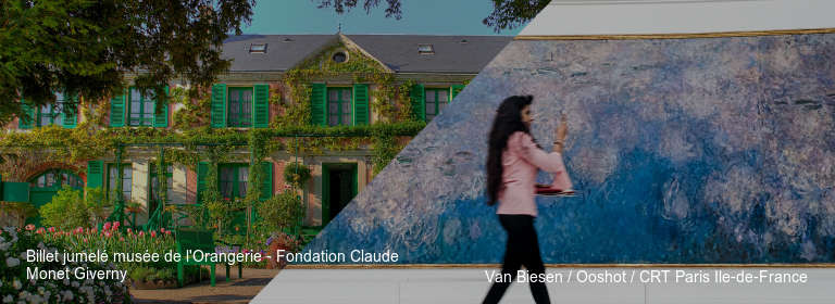 Billet jumelé musée de l'Orangerie - Fondation Claude Monet Giverny