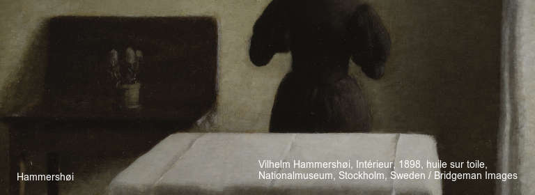Hammershøi Vilhelm Hammershøi, Intérieur, 1898, huile sur toile, Nationalmuseum, Stockholm, Sweden / Bridgeman Images