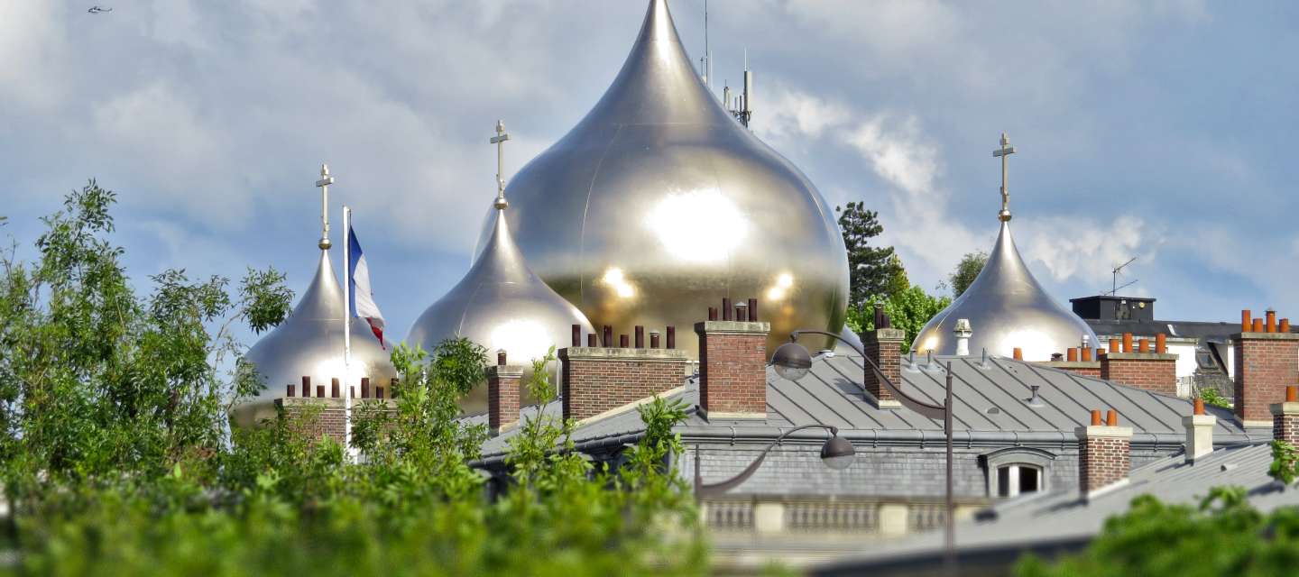 Coupoles de l'Église Orthodoxe de Paris