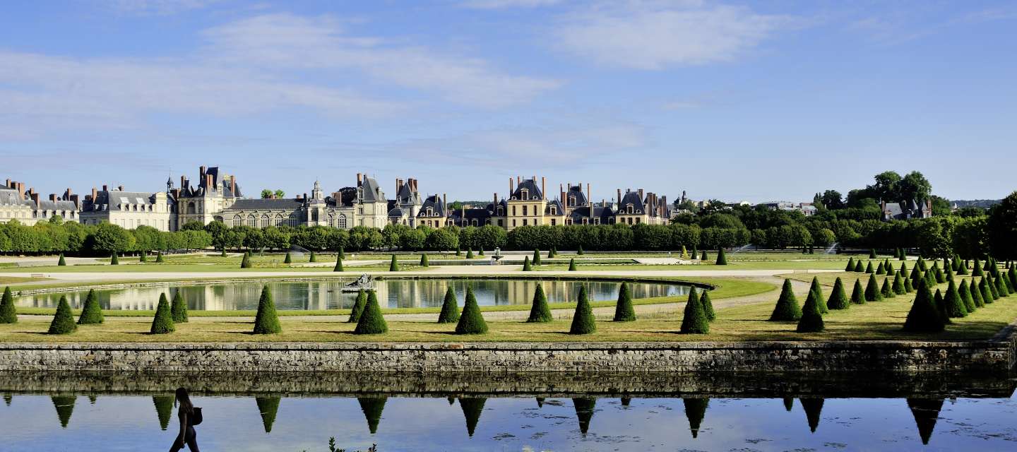 Chateau de Fontainebleau parc et jardins le Grand Parterre