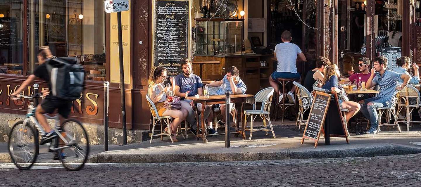 Terrasse de cafe