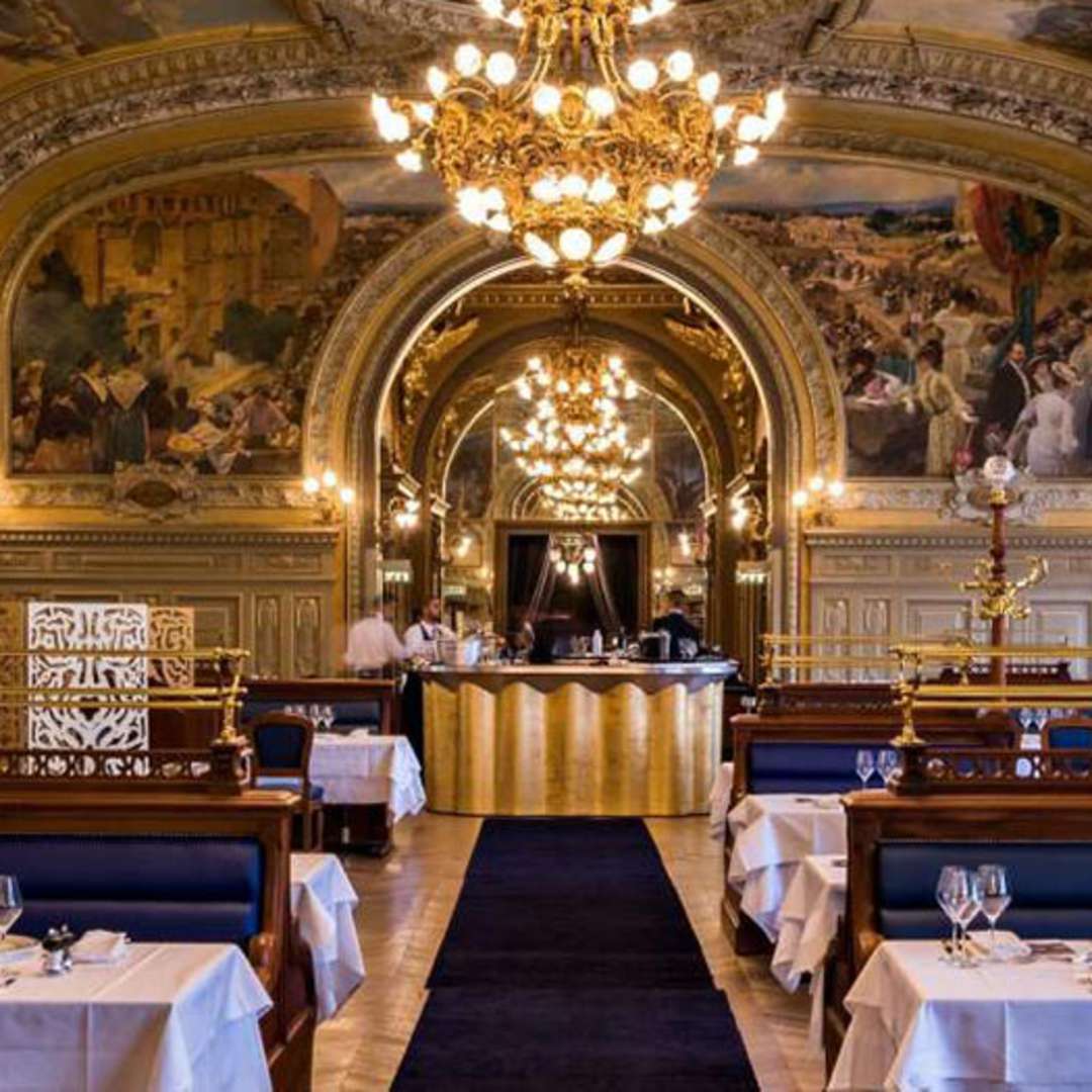 The famous Train Bleu restaurant at Paris Gare de Lyon