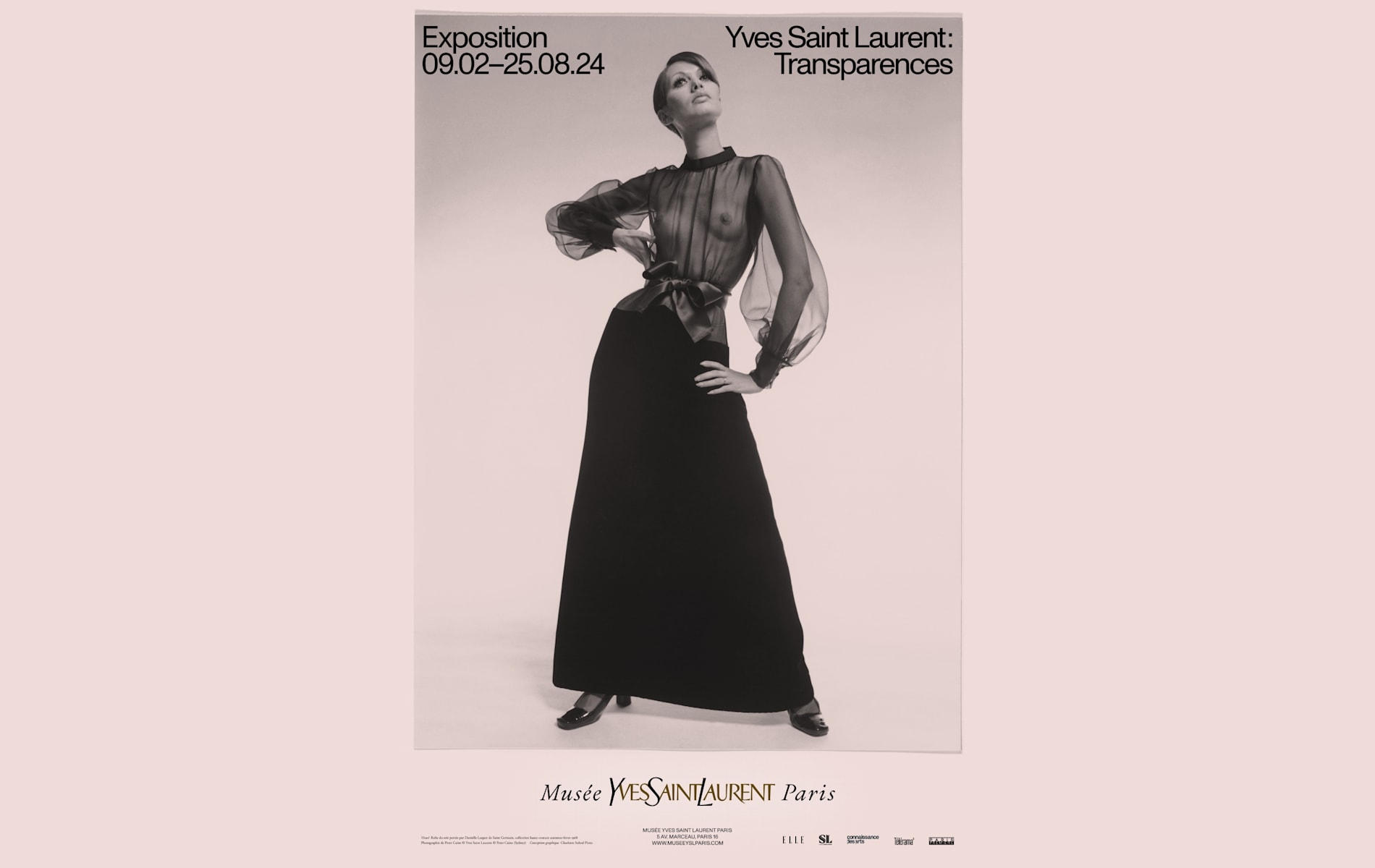 Exposition - Yves Saint Laurent : Transparence, le pouvoir des... Du 12 mai au 25 août 2024