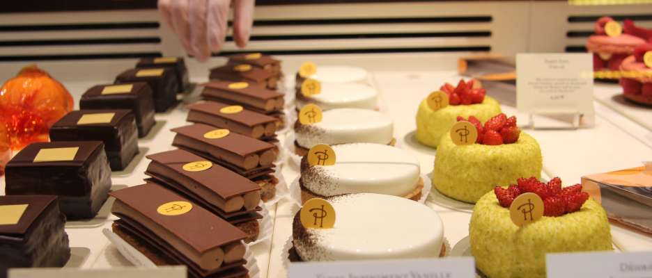 Vitrine de pâtisseries