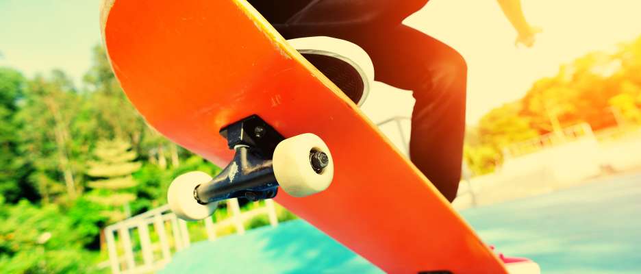 Skateboard avec skater 2014