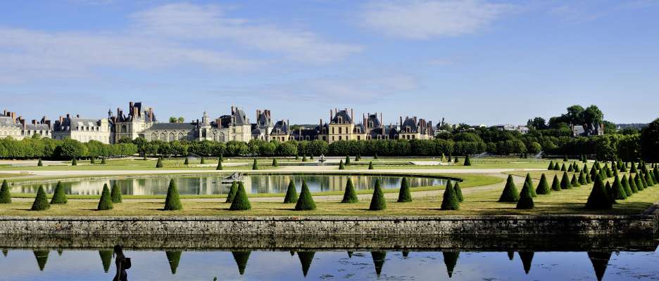 Chateau de Fontainebleau parc et jardins le Grand Parterre