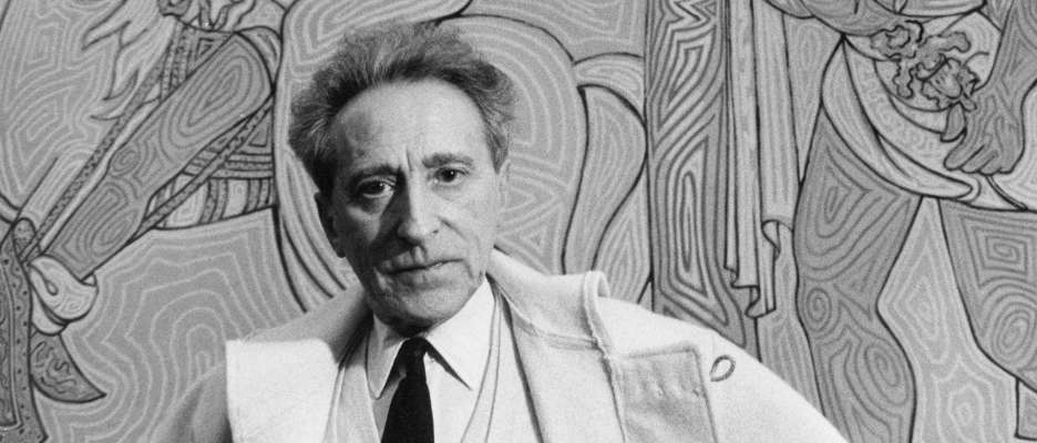 Portrait de Jean Cocteau à Menton