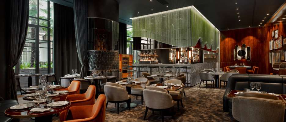 Inside view of the restaurant and bar 19.20