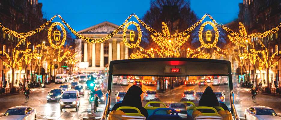 Tour bus illuminations, hiver