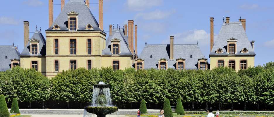 Château de Fontainebleau, parc et jardins, le Grand Parterre.