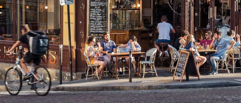 Terrasse de cafe