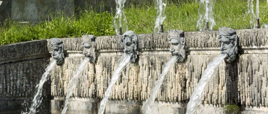 Domaine national de Saint-Cloud, la Grande Cascade en eau