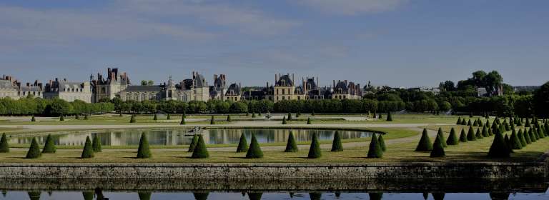 Chateau de Fontainebleau parc et jardins le Grand Parterre