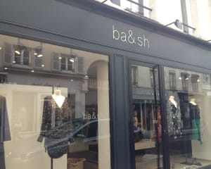 Devanture de la boutique Ba&amp;Sh, rue Saint-Dominique, Paris