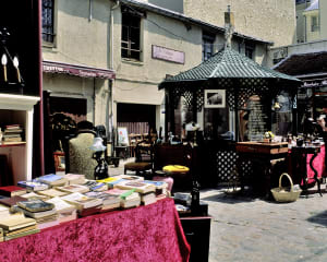 Stands extérieur du Quartier des Antiquaires, Versailles