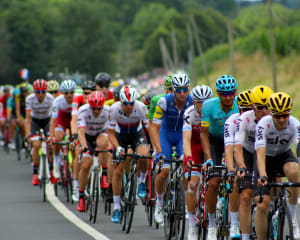 l'Arrivée du Tour de France