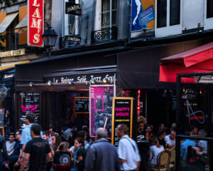 Terrasse du Baiser salé, club de jazz, Paris 2017