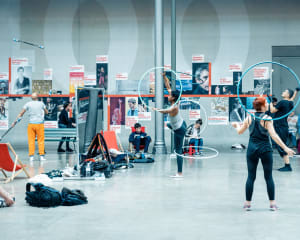 Activité sportive au CENTQUATRE - Paris