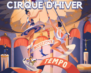 Affiche du cirque d'Hiver Bouglione, Tempo