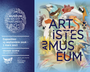 Affiche Artistes au Muséum