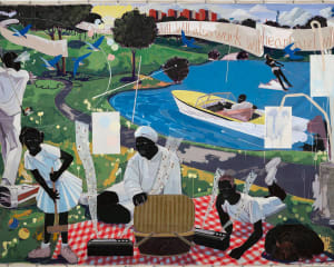 Tableau de Kerry James Marshall - Past Times