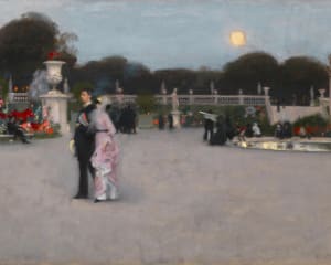 John Singer Sargent (1856-1925) Dans le jardin du Luxembourg, 1879,