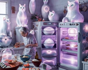 L'univers d'auntieverse_une tante et les chats