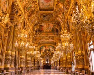 Vue intérieure du Palais Garnier