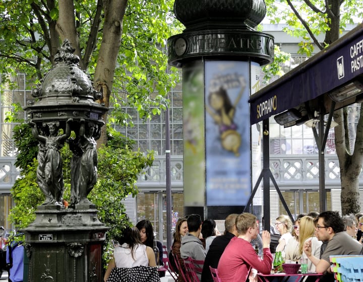 Terrasse café restaurant