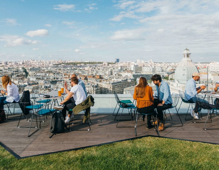 Rooftop Galeries Lafayette Restaurant Bar Paris