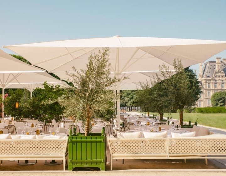 Terrasse du restaurant Loulou
