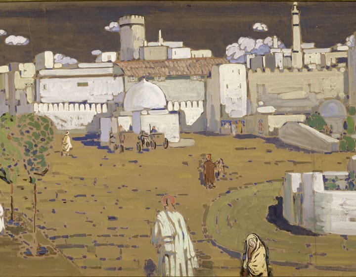 Arabische Stadt Eastern World of Painters. From dream to reality?