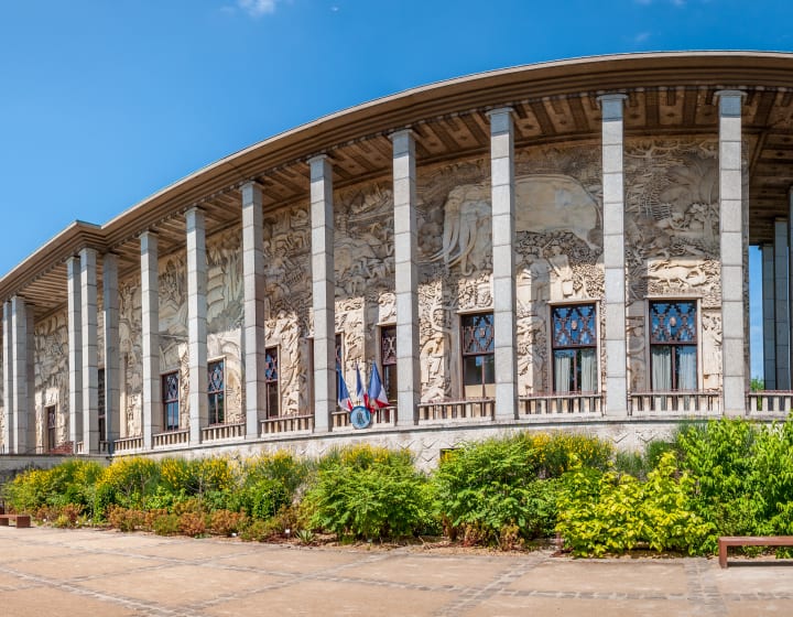 Facade of the Palais de la Porte Dorée