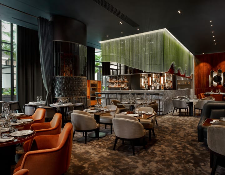 Inside view of the restaurant and bar 19.20