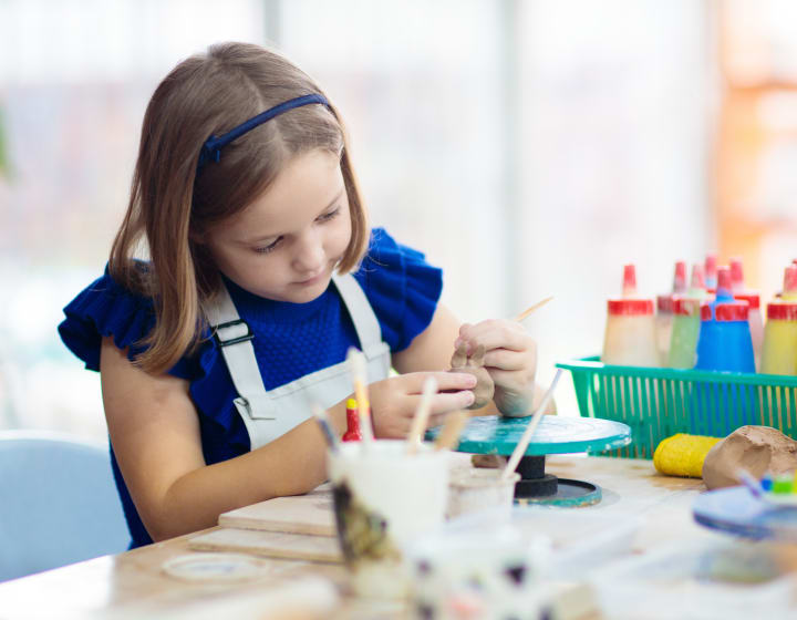 Atelier de poterie pour enfants