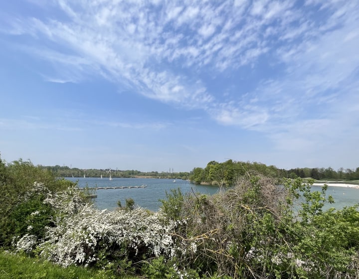 View of the landscape on a leisure island