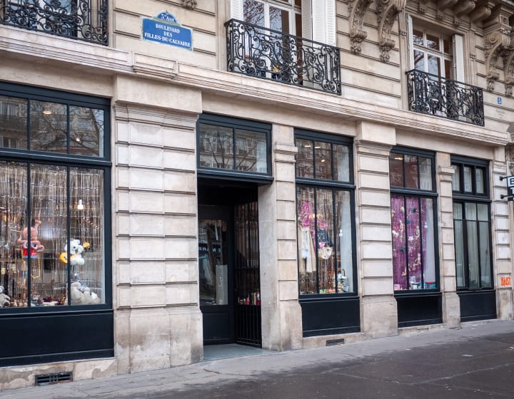 Trendy shopping in the Marais