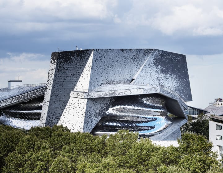 Philharmonie de Paris vue du ciel