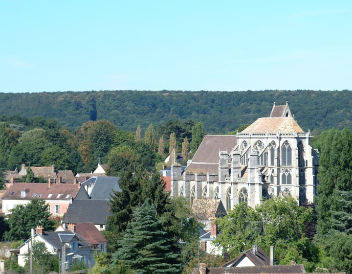 Vue de Saint-Sulpice de Favières