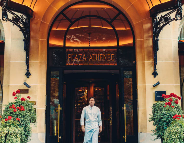 Restaurant Plaza Athénée. Jean Imbert
