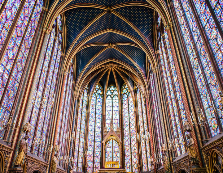 les vitraux de la Sainte-Chapelle